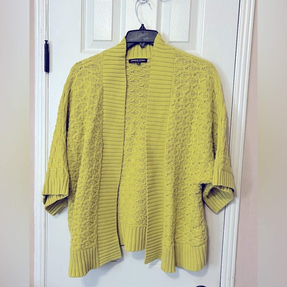 NEED $ FOR BILLS:  Adrienne Vitadini cape-style sweater Women2X with pockets